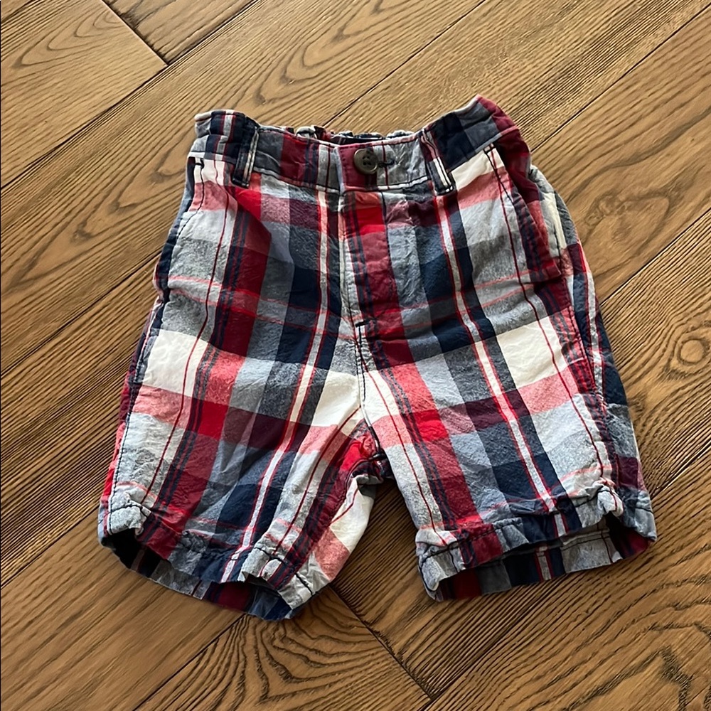 The Children's Place Plaid Shorts - Red, Blue, White